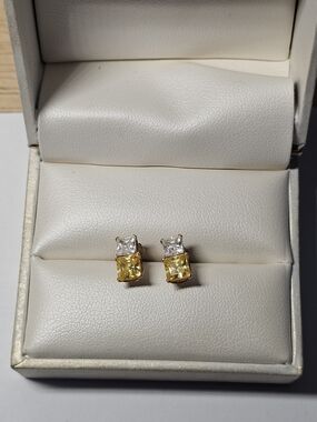 10k Gold Cz Earrings